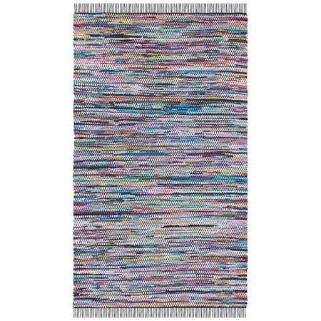 Safavieh 5 x 8 ft. Montauk Rectangle Area Rug Black & Pink MTK251Z-5